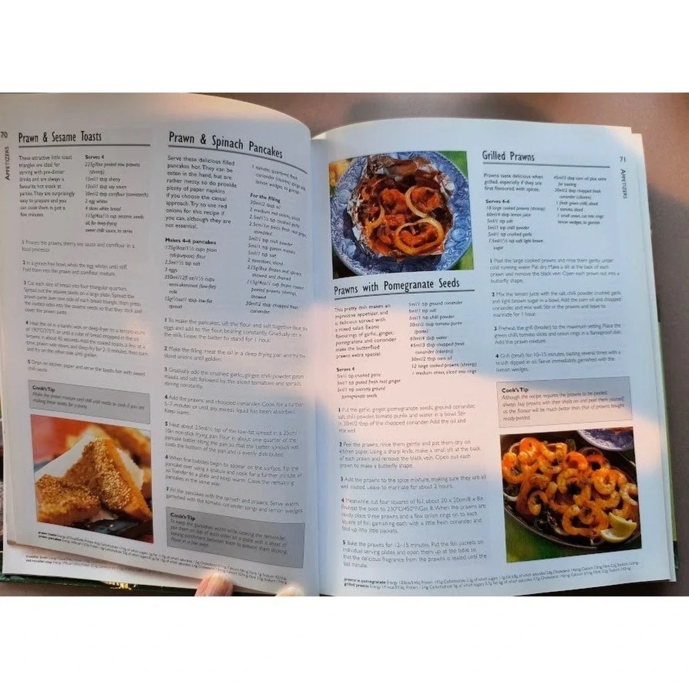 1000 Indian Chinese‎ Thai and Asian Recipes Cookbook Laminated Paperback